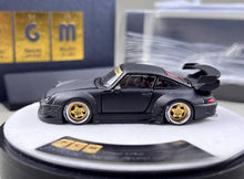 Load image into Gallery viewer, PGM 1:64 Matte Black RWB 993 Round Classic Sports Model Diecast Metal Car New Collection