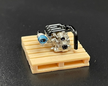 Load image into Gallery viewer, 1:64 3D JDM 13B RX7 Engine Garage Mechanic Display Model Resin For Car New