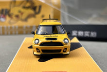 Load image into Gallery viewer, CC 1:64 Yellow Mini Cooper Widebody Sports Model Diecast Metal Car New Collection