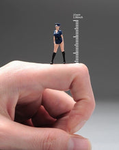 Load image into Gallery viewer, 1:64 Painted Unpainted Figure Model Miniature Resin Diorama Woman Policeman Lady New