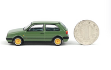 Load image into Gallery viewer, Poprace 1:64 Green Golf GTI MK2 Racing Sports Model Toy Diecast Metal Car New Collection