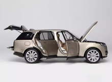 Load image into Gallery viewer, LCD 1:18 Gold 2022 Range Rover SV SUV Sports Model Diecast Metal Car New Collection
