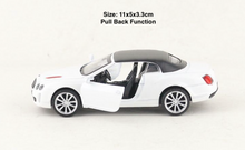 Load image into Gallery viewer, CCA 1:43 White Continental ISR Racing Sport Model Toy Diecast Metal Car BN