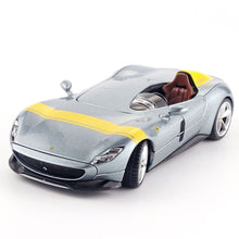 Load image into Gallery viewer, Bburago 1:24 Silver Monza SP1 Racing Sports Model Toy Diecast Metal Car BN