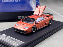 Load image into Gallery viewer, SH 1:64 Orange Diablo GT 1998 Racing Sports Model Diecast Metal Car New Collection