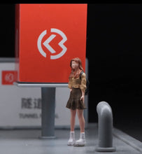 Load image into Gallery viewer, 1:64 Painted Figure Mini Model Miniature Resin Diorama Sand Girl In Brown Toy New