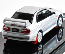 Load image into Gallery viewer, HobbyJapan 1:64 Silver Lancer Evolution EVO 5 V Sport Model Diecast Metal Car