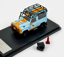 Load image into Gallery viewer, Master 1:64 Blue Gulf Defender 90 ORV SUV Sports Model Diecast Metal Car New Collection