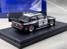 Load image into Gallery viewer, SW 1:64 Black Police E30 M3 Widebody Sports Model Diecast Metal Car New Collection