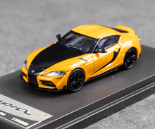 Load image into Gallery viewer, Original 1:64 Orange JDM Supra A90 Figure Sports Model Diecast Metal Car New Collection