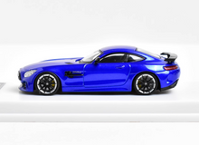 Load image into Gallery viewer, MJ 1:64 Blue AMG GTR Coupe Super Racing Sport Model Diecast Metal Car New Collection