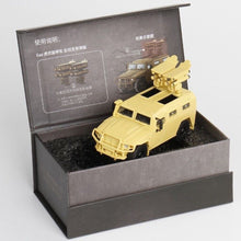 Load image into Gallery viewer, Masdi 1:64 Military Yellow GAZ SPM-2 Tiger Armored Model Diecast Metal Car BN