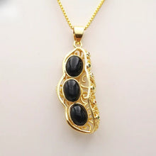 Load image into Gallery viewer, Nature Jade Lucky Beans Pendant Necklace Gift For Woman Jewelry charm Blessing A