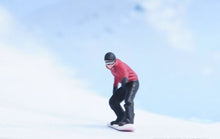 Load image into Gallery viewer, 1:64 Painted Figure Model Miniature Resin Diorama Sand Snow Boarding Man Toy