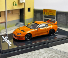 Load image into Gallery viewer, HJ 1:64 JDM Supra A80 Racing Sports Model Diecast Metal Car Box