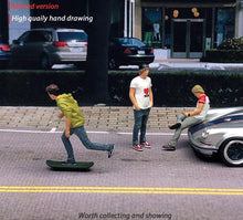 Load image into Gallery viewer, 1:64 Painted Figure Mini Model Miniature Resin Diorama Street Tattoo Man Boy Guy
