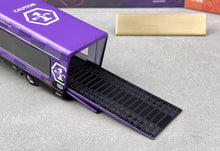 Load image into Gallery viewer, UM 1:64 Purple 500 HINO EVA Ranger Transporter Truck Model Diecast Metal Car