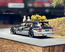 Load image into Gallery viewer, YS 1:64 Black S124 Wagon Widebody Sports Model Diecast Metal Car New Collection