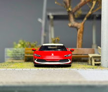 Load image into Gallery viewer, BBR 1:64 Red 296 GTB Racing Sports Model Diecast Metal Car Box New Collection
