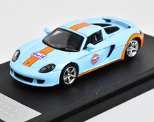Load image into Gallery viewer, CA 1:64 Blue Gulf 911 Carrera GT Racing Sports Model Diecast Metal Car New