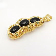 Load image into Gallery viewer, Nature Jade Lucky Beans Pendant Necklace Gift For Woman Jewelry charm Blessing A
