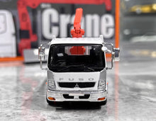 Load image into Gallery viewer, GCD 1:64 White Fuso Fighter Crane Truck Head Model Diecast Metal Car New Collection