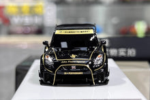 Load image into Gallery viewer, KR 1:64 Black LBWK GTR R35 Cute Q Sports Model Diecast Resin Car New Collection