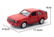 Load image into Gallery viewer, WELLY 1:36 Red Quattro Coupe Sports Racing Model Diecast Toy Metal Car BN