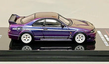 Load image into Gallery viewer, Inno 1:64 JDM Purple HK GTR R33 Nismo 400R Sports Model Diecast Metal Car New