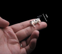 Load image into Gallery viewer, 1:64 Painted Figure Mini Model Miniature Farm Scenes Resin Milk Cow Dairy Cattle