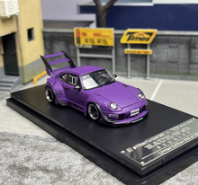 Load image into Gallery viewer, SW 1:64 Purple 993 Rotana RWB Widebody Classic Sports Model Diecast Metal Car