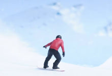Load image into Gallery viewer, 1:24 Painted Figure Model Miniature Resin Diorama Sand Snow Boarding Man