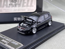 Load image into Gallery viewer, Maxwell 1:64 Black VW Golf GTI MK6 VIP BBS Sports Model Diecast Metal Car New Collection
