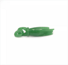 Load image into Gallery viewer, Nature Jade Palm Pendant Necklace Gift Jewelry charm Blessing Lucky Precious a