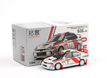 Load image into Gallery viewer, Poprace 1:64 Lancer Evolution EVO IV Rally 1 Sport Model Diecast Metal Car New Collection