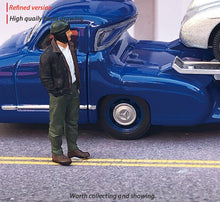 Load image into Gallery viewer, 1:64 Painted Figure Mini Model Miniature Resin Diorama Toy Pilot Airman Aviator