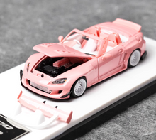 Load image into Gallery viewer, MT 1:64 JDM Pink S2000 Pandem Valentine Sports Model Diecast Metal Car New Collection