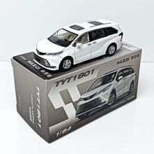 Load image into Gallery viewer, Masdi 1:64 White Sienna Mini Van MPV Sports Model Diecast Metal Car New Collection