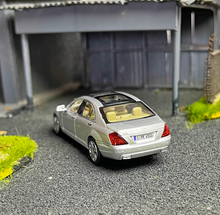 Load image into Gallery viewer, MH 1:64 Silver S-Class S600L W221 Luxury Sedan Sports Model Diecast Metal Car