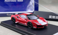Load image into Gallery viewer, SH 1:64 Red 488 Pista Novitec #51 Sports Model Diecast Metal Car New Collection