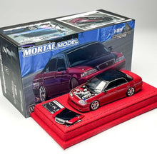 Load image into Gallery viewer, Mortal 1:64 Red JDM CRESTA Sedan Sports Model Diecast Metal Car New Collection