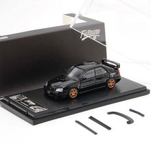 Load image into Gallery viewer, 1:64 Furuya Black Impreza WRX STI VIII 8 Sedan Model Diecast Metal Car New Collection