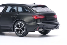 Load image into Gallery viewer, Masdi 1:64 Matte Black RS6 Advan Wagon Sports Model Diecast Metal Car New Collection