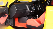 Load image into Gallery viewer, MH 1:18 Yellow JDM Civic Type R EK9 Hatchback Engine Model Diecast Metal Car