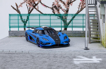 Load image into Gallery viewer, Scalemini 1:64 Blue One 1 Super Racing Sports Model Diecast Resin Car New