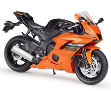 Load image into Gallery viewer, WELLY 1:12 2020 YZF R6 Racing Sports Model Toy Diecast Metal Motorcycle BN