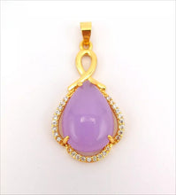 Load image into Gallery viewer, Nature Jade Fortune Drop Pendant Necklace Gift Jewelry charm Blessing Lucky New