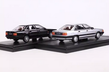 Load image into Gallery viewer, RM 1:64 1989 Silver Black 100 C3 Sedan Classic Model Diecast Metal Car New Collection