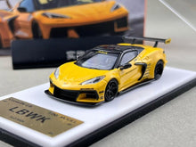 Load image into Gallery viewer, Fine 1:64 Yellow C8 LB Widebody Sports Model Diecast Metal Car New Collection