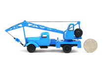 Load image into Gallery viewer, XCARTOYS 1:64 Blue FAW Jiefang CA10 Crane Truck Model Diecast Metal Car New